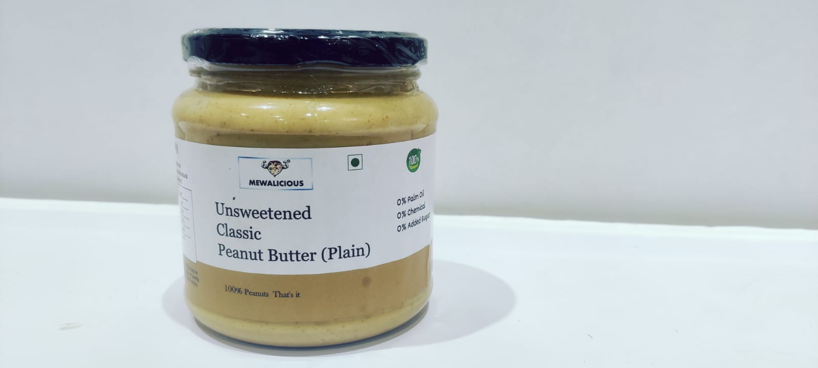 Unsweetened Classic Peanut Butter