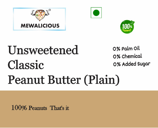Unsweetened Classic Peanut Butter